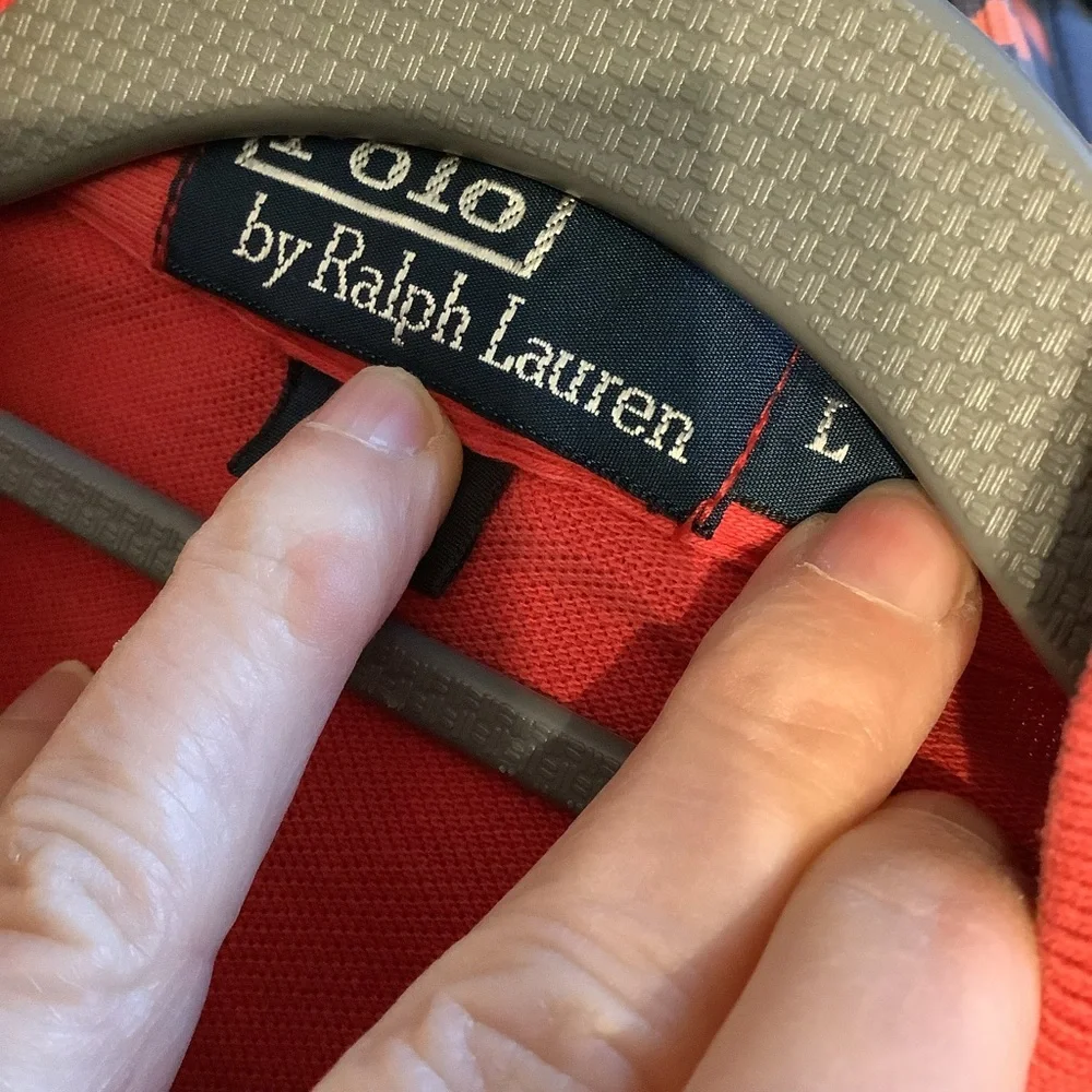 Ralph‎ Lauren Men's Classic Red Polo Shirt